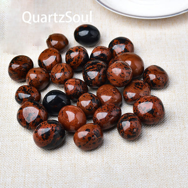Healing Red Obsidian Tumbled Stones for Spiritual Practice