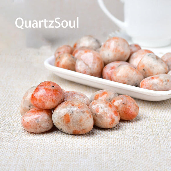 Sunstone Tumbled Gemstones - Premium Healing Crystal Tumbles