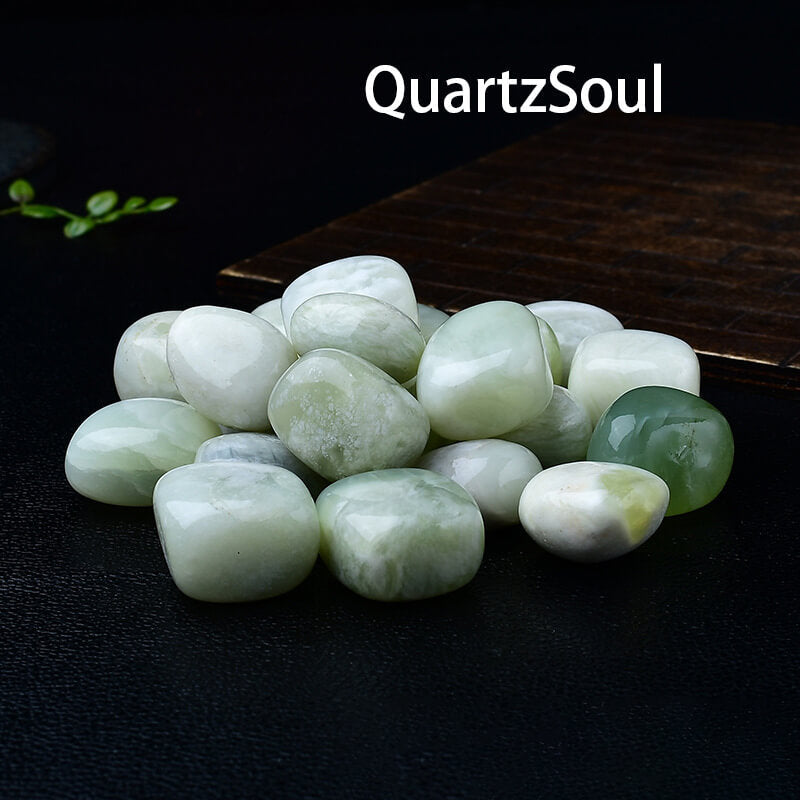 New Mountain Jade Tumbled Stones - Healing Crystal Gemstones
