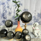 Obsidian Crystal Sphere with Grounding Energy Properties