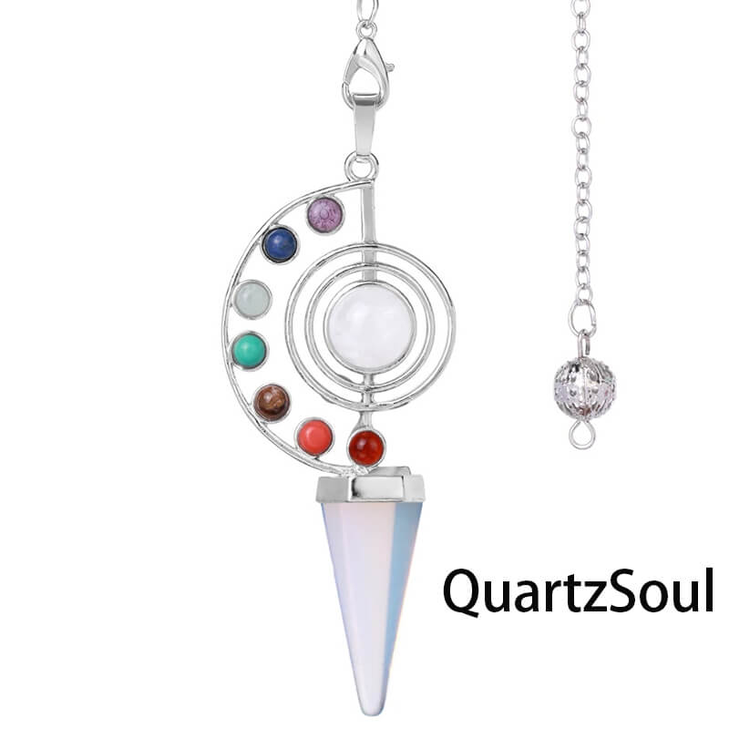 Opal Chakra Healing Pendulum for Emotional Balance