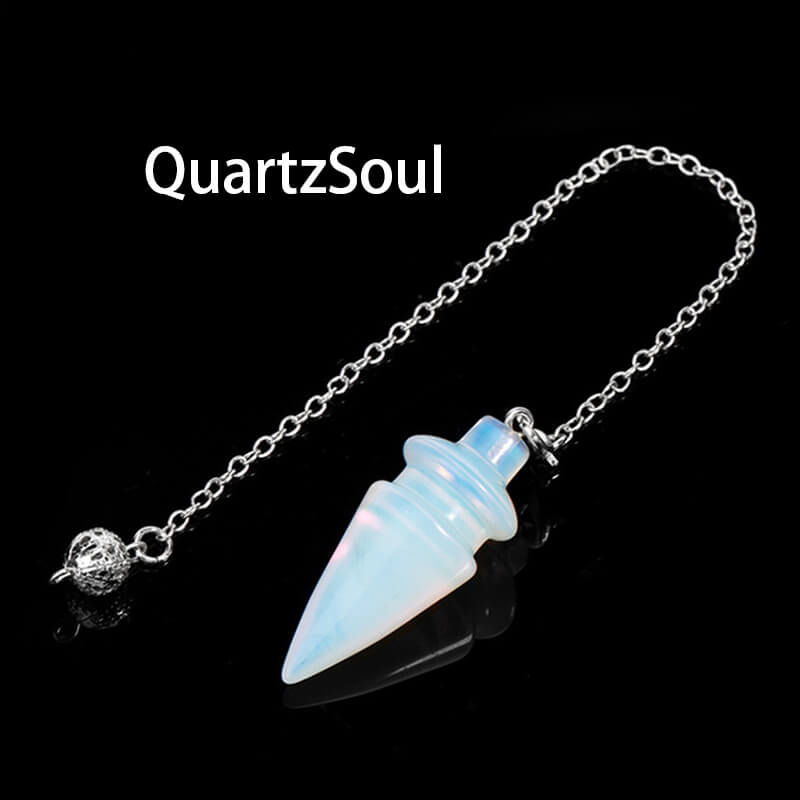 Opal Crystal Pendulum for Enhanced Psychic Abilities and Intuitive Dowsing