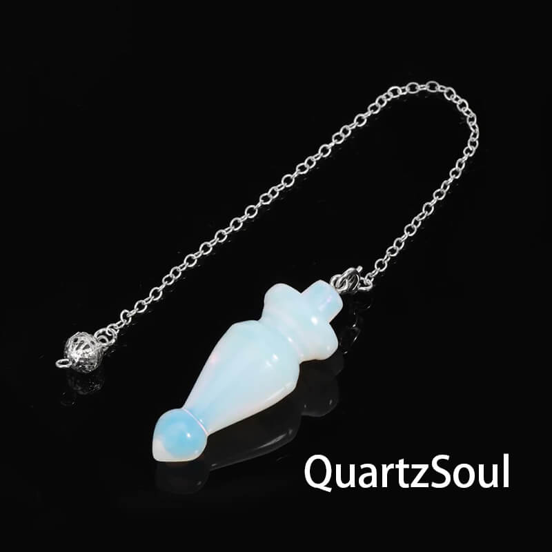 Opal crystal pendulum for enhancing psychic abilities and intuition