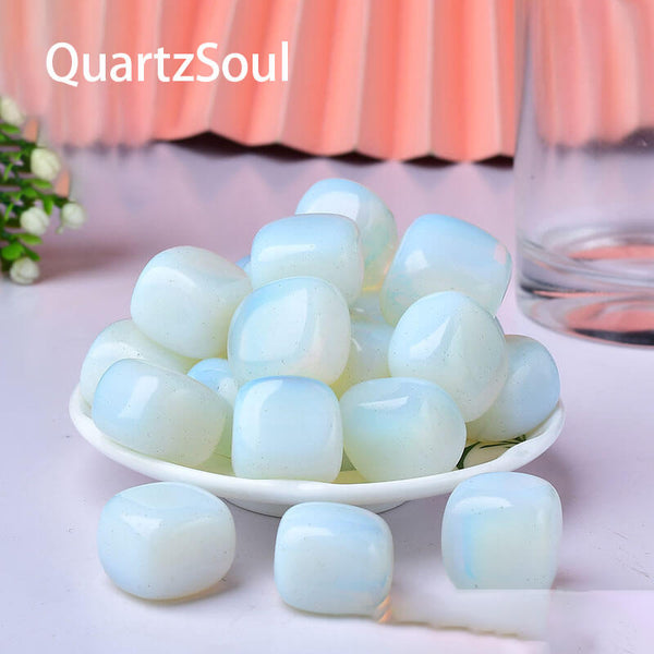 Ethereal Opalescent Tumbled Stones - Healing Gemstone