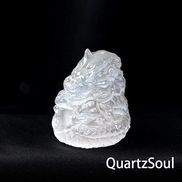 Mystical Panlong Selenite Crystal Healing Stone
