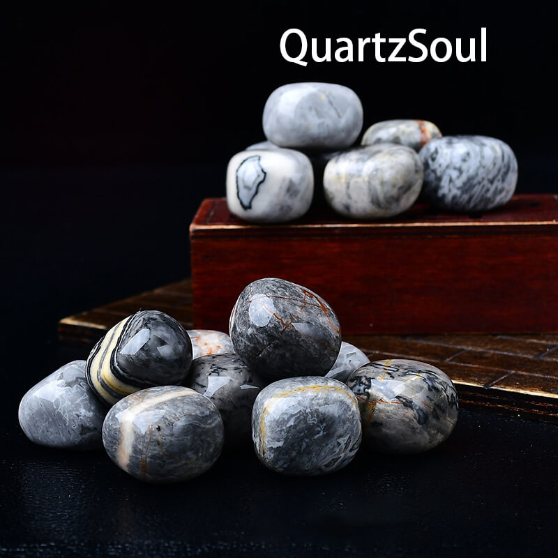 Picasso Jasper Tumbled Stones for Healing and Meditation