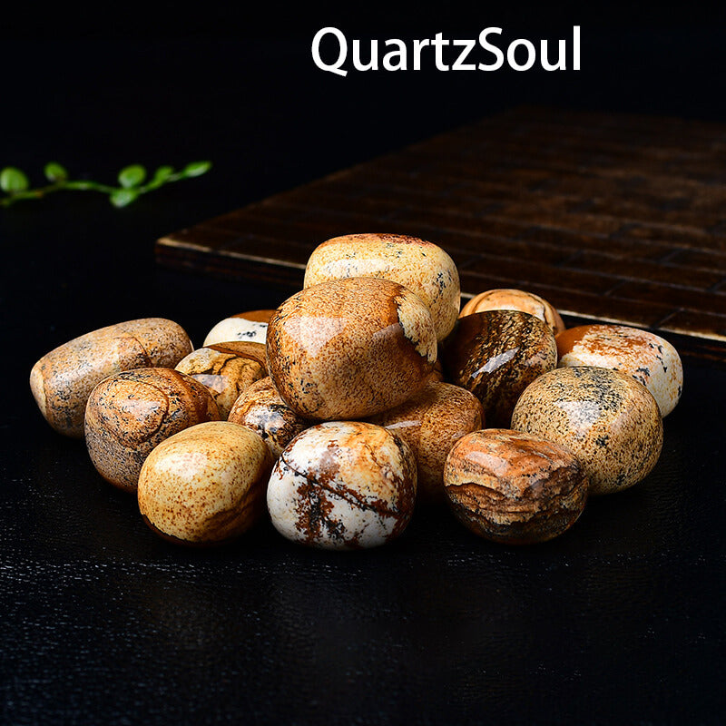 Picture Jasper Tumbled stone - Natural Healing Crystal Stone