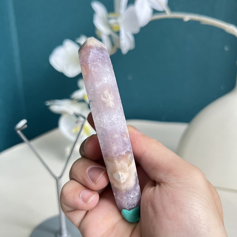 Wholesale Pink Amethyst Flower Agate Crystal for Crystal Suppliers
