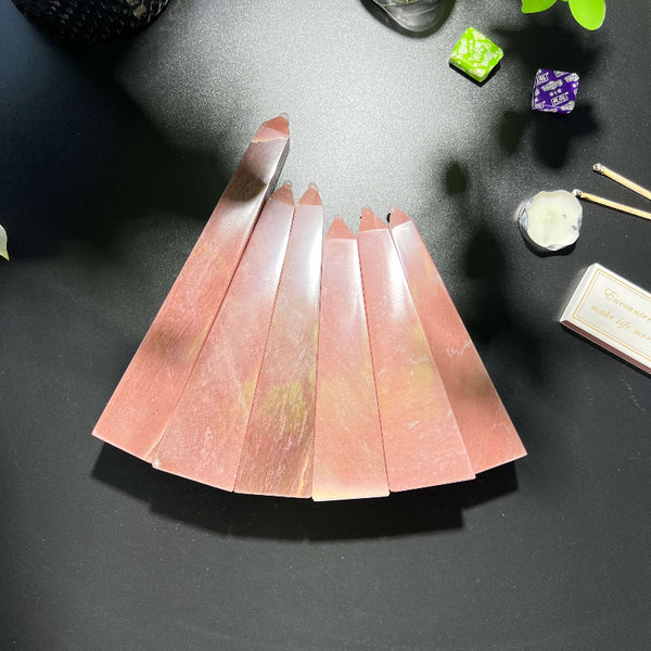 Premium Pink Aventurine Crystal Tower for Wholesale Crystal Suppliers