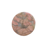 Pink and black patterned rhodonite bear figurine for crystal shops