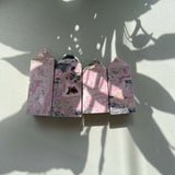 Mini Rhodochrosite Crystal Tower Home Decor Healing Stone