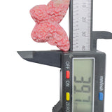 Pink Rhodonite Butterfly Crystal For Collection And Display