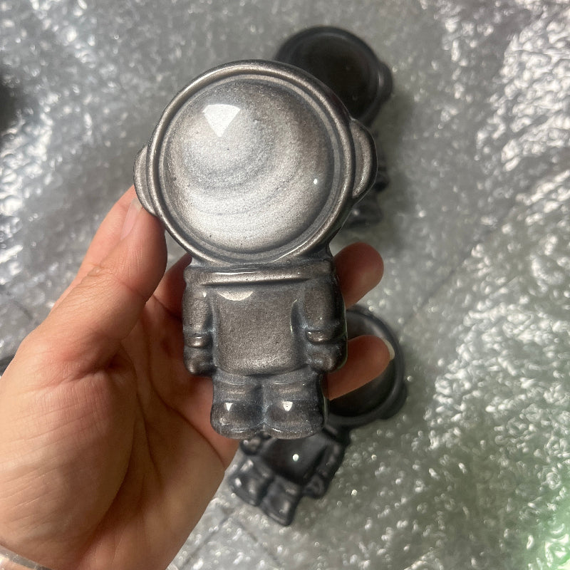 Polished Obsidian Crystal Statue Available in Bulk for Retailers