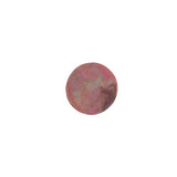 Polished rhodonite bear figurine showcasing stone's natural beauty