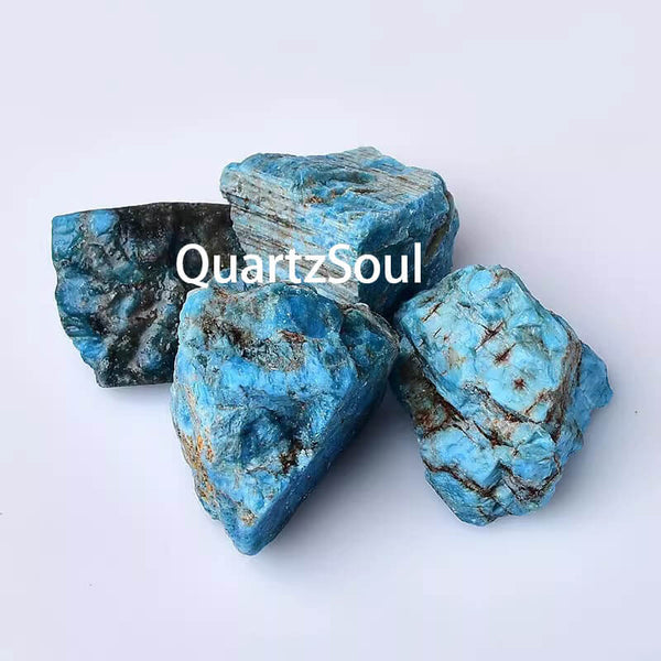 Blue Apatite Raw Crystal Healing Stone Specimen