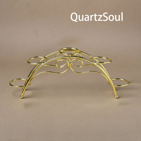 Elegant Metal Crystal Ball Stand Display Holder for Home Decor