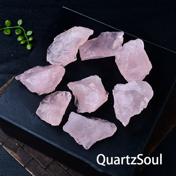 Raw Rose Quartz Crystal Stone for Aromatherapy Healing