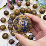 Pietersite Crystal Sphere Showing Tiger Eye Pattern Wholesale