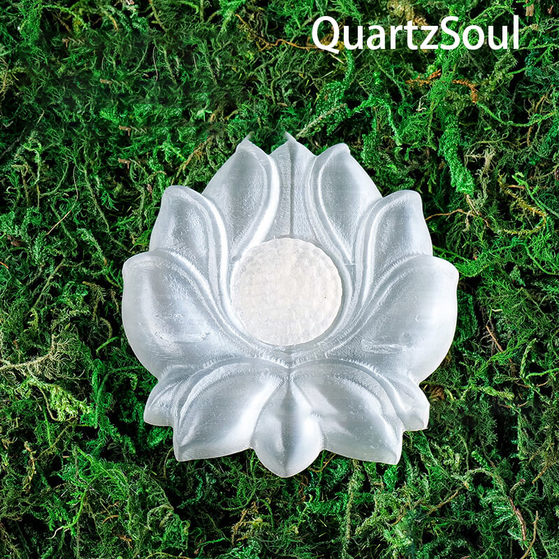 Selenite Crystal Illuminated - Natural Translucent Properties