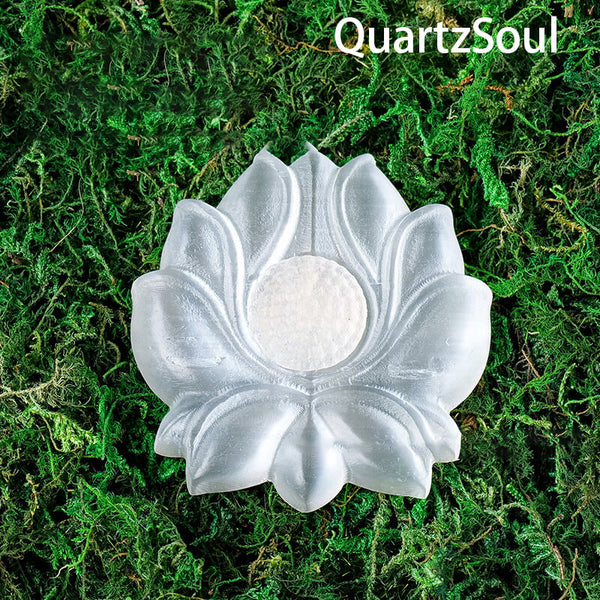 Selenite Crystal Illuminated - Natural Translucent Properties