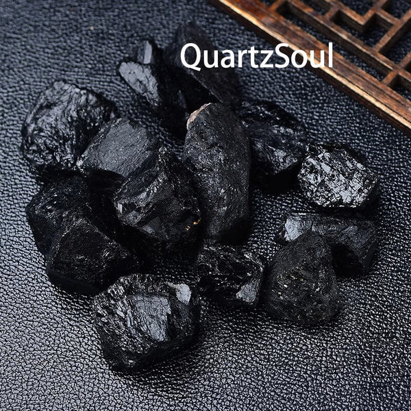 Raw Black Tourmaline Crystal - Protection Stone