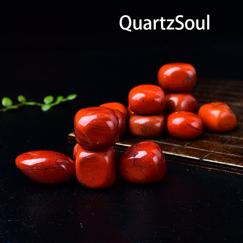 Red Jasper Tumbled Stones - Source of Grounding Energy