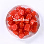 Natural Red Quartz Tumbled Crystals in Display Bowl Healing Stones