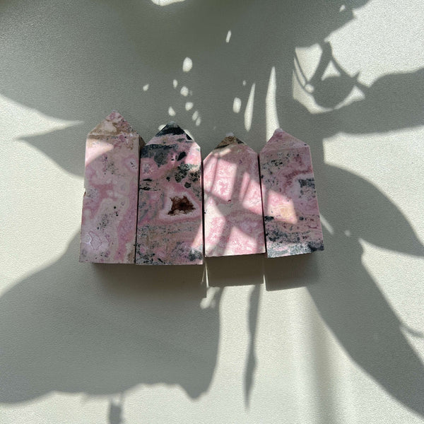 Rhodochrosite Tower for Crystal Healing Energy Work Wholesale
