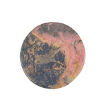 Polished finish detail on rhodonite bear figure wholesale healing stone