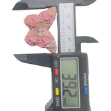 Natural Color Variations in Pink Rhodonite Butterfly Carving