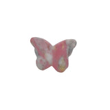 Rhodonite butterfly crystal as elegant home decoration piece