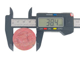 Rhodonite Crystal Bear Carving for Meditation Practice