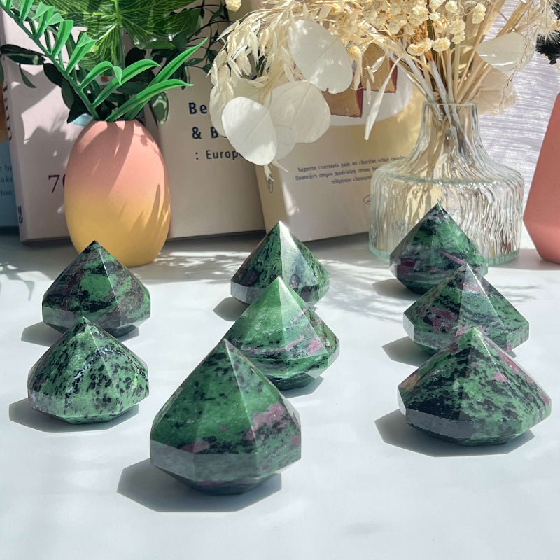 Bulk Ruby Zoisite Crystal Points for Wholesale Crystal Suppliers
