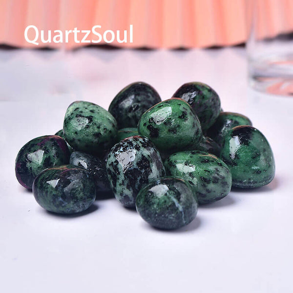Ruby Zoisite Tumbled Stones - Healing Crystal Gemstones