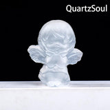 Selenite Angel Crystal for Spiritual Protection