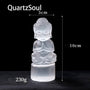 Baby Buddha Figurine with Base – Selenite Crystal