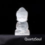 Selenite Crystal Palm Stone with Healing Properties