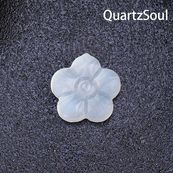 Luminous Selenite Crystal Flower - Spiritual Healing Mineral