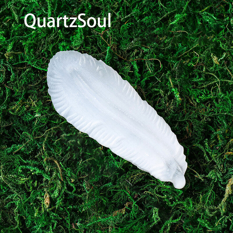Carefully Packaged Selenite Crystal Feather