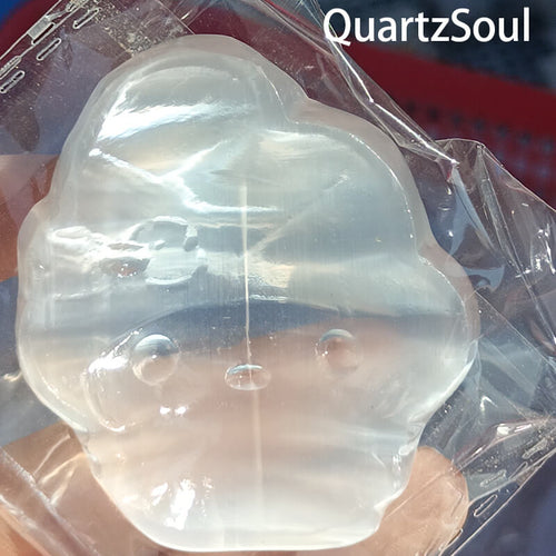 Clear Selenite Heart Crystal Wholesale Bulk