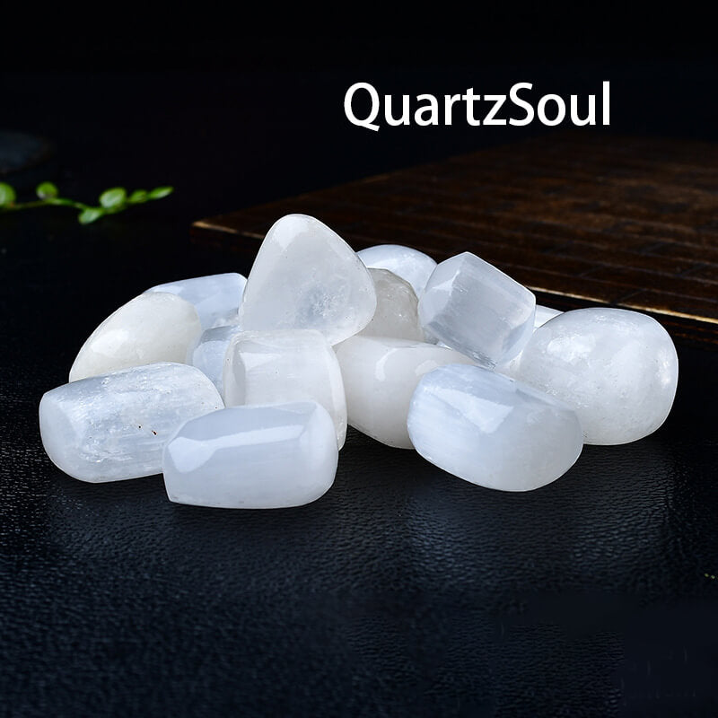 Selenite Tumbled Stones - Natural Healing Crystal Gemstones
