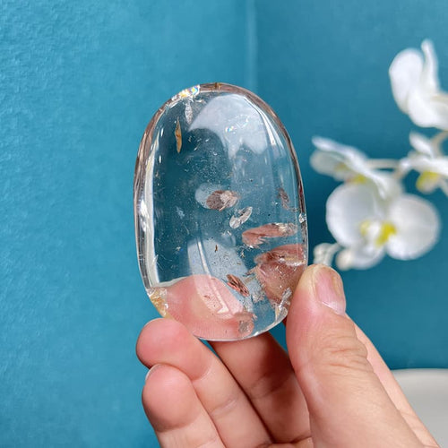 Natural smoky quartz free form crystal with deep brown tones