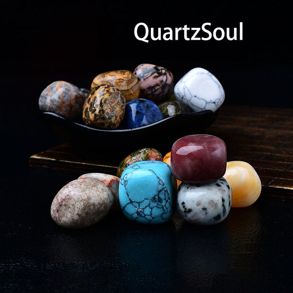 Healing Tumbled Crystal Stones Collection for Energy Balance