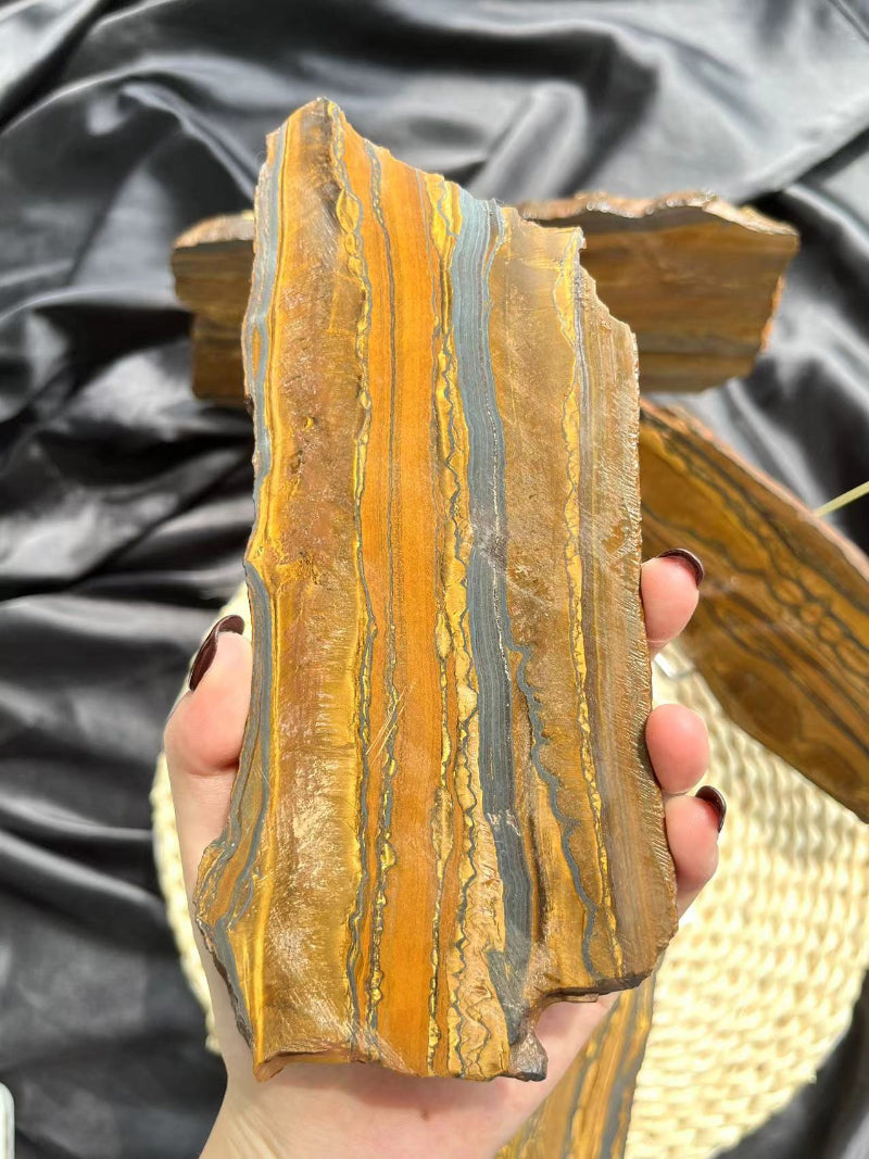 Premium Tiger Eye Healing Stone Slab for Crystal Suppliers