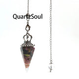 Tourmaline Crystal Pendulum for Energy Protection