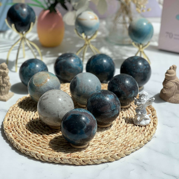 Trolleite Sphere Energy Healing Stone for Meditation