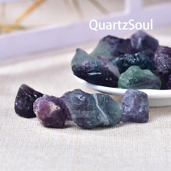 Mixed Fluorite Raw Crystals Decoration