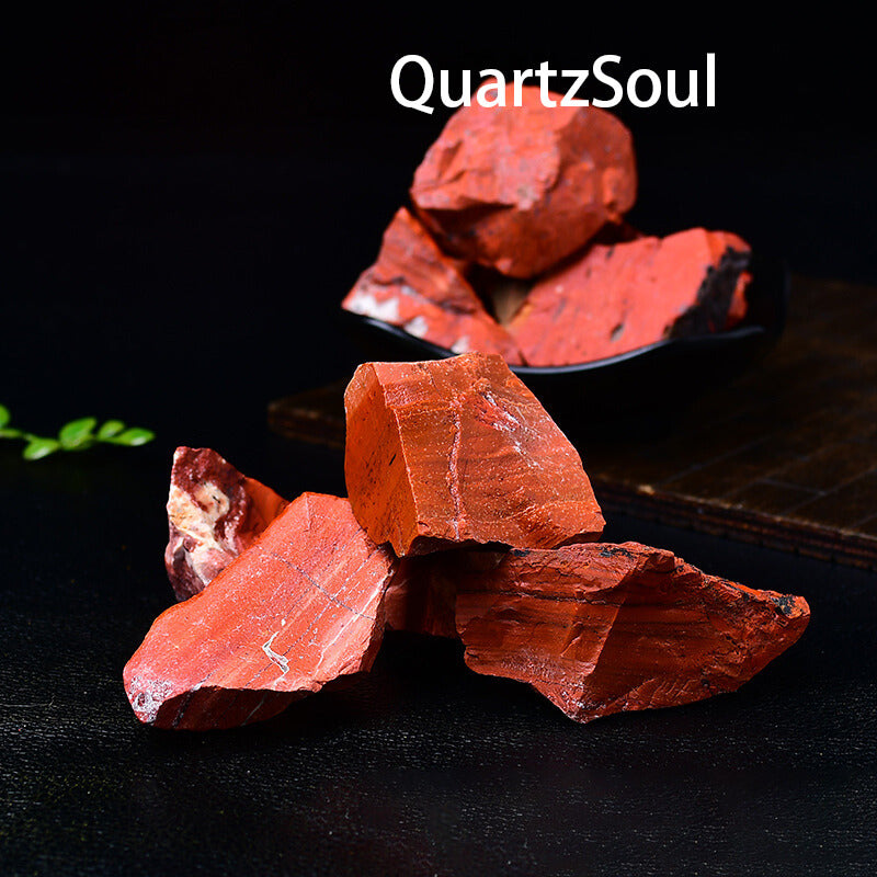 Red Jasper Raw Crystal Chunks for Healing Decor