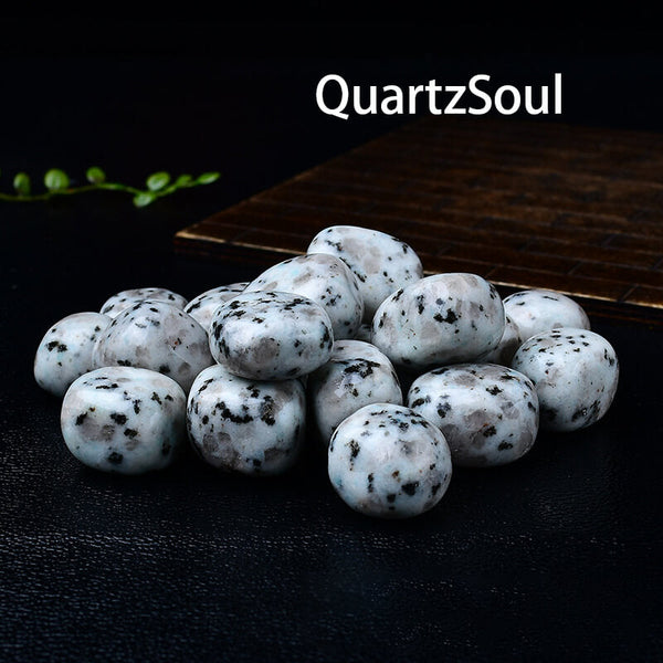White Labradorite Tumbled Stones - Healing Crystal Gemstones
