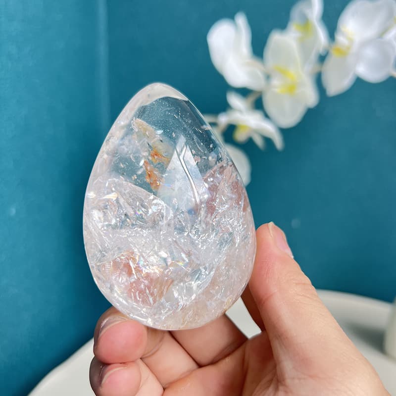 White Smoky Quartz Crystal Used for Energy Clearing and Balance